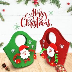 [아트공구][만들기네2469] 크리스마스 산타 펠트가방(1인용)