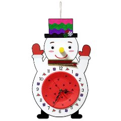 [짱짱네2594] 겨울 눈사람 벽걸이시계 만들기