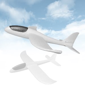 [북북이네 111]스티로폼비행기/핸드글라이더/날으는비행기/에어글라이더(12색 아크릴물감 포함)